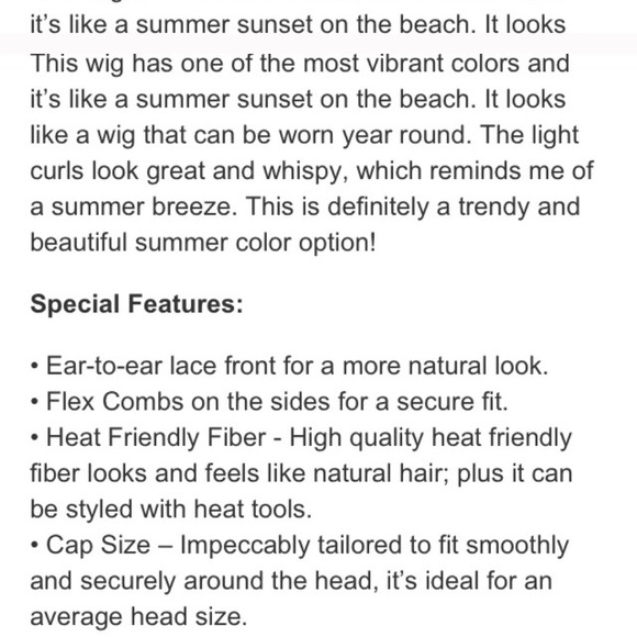 New Pink Blonde Ombré Valentine Rose Body Wave Wig - Picture 5 of 5